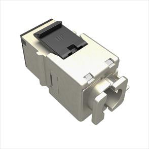 Moduł Keystone szybkozaciskowy narzędziowy SOLARIX Cat.6 STP FTP RJ45 srebrny