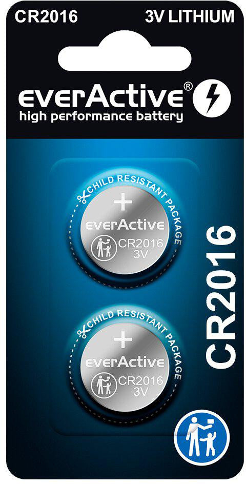 Bateria CR2016 everActive (blister 2 szt.)