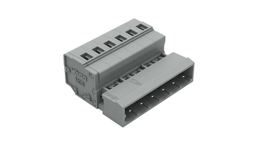 Wtyk MCS-MIDI Classic 6-biegunowy szary raster 5mm 231-606 /50szt./
