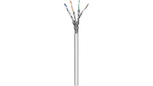 Kabel Skrętka Kat 6A S/FTP linka PIMF szara 100 procent miedzi ITP-C6A-FLS305 /305m/