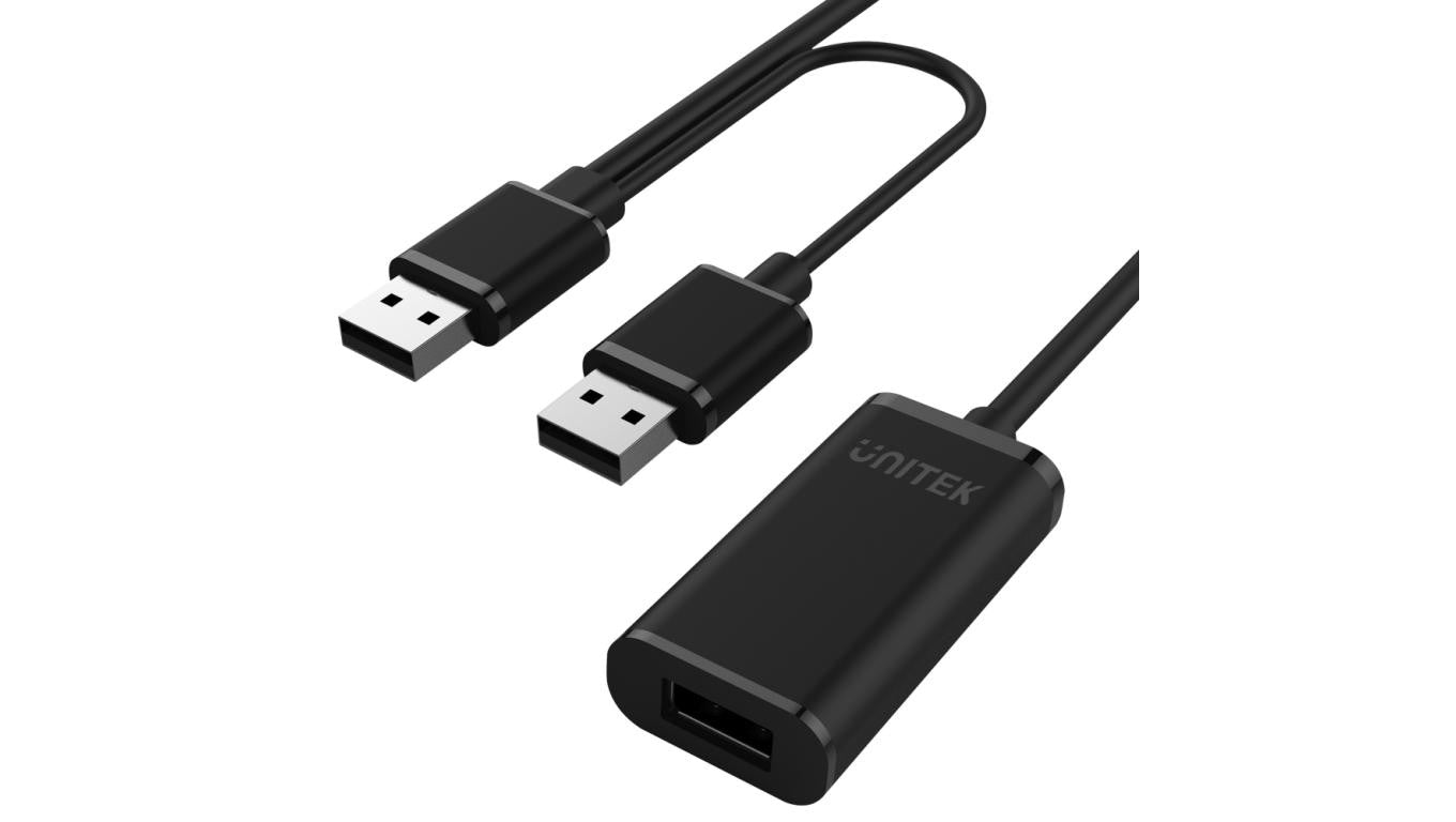 Unitek Y-279 wzmacniacz sygnału USB 2.0 20M