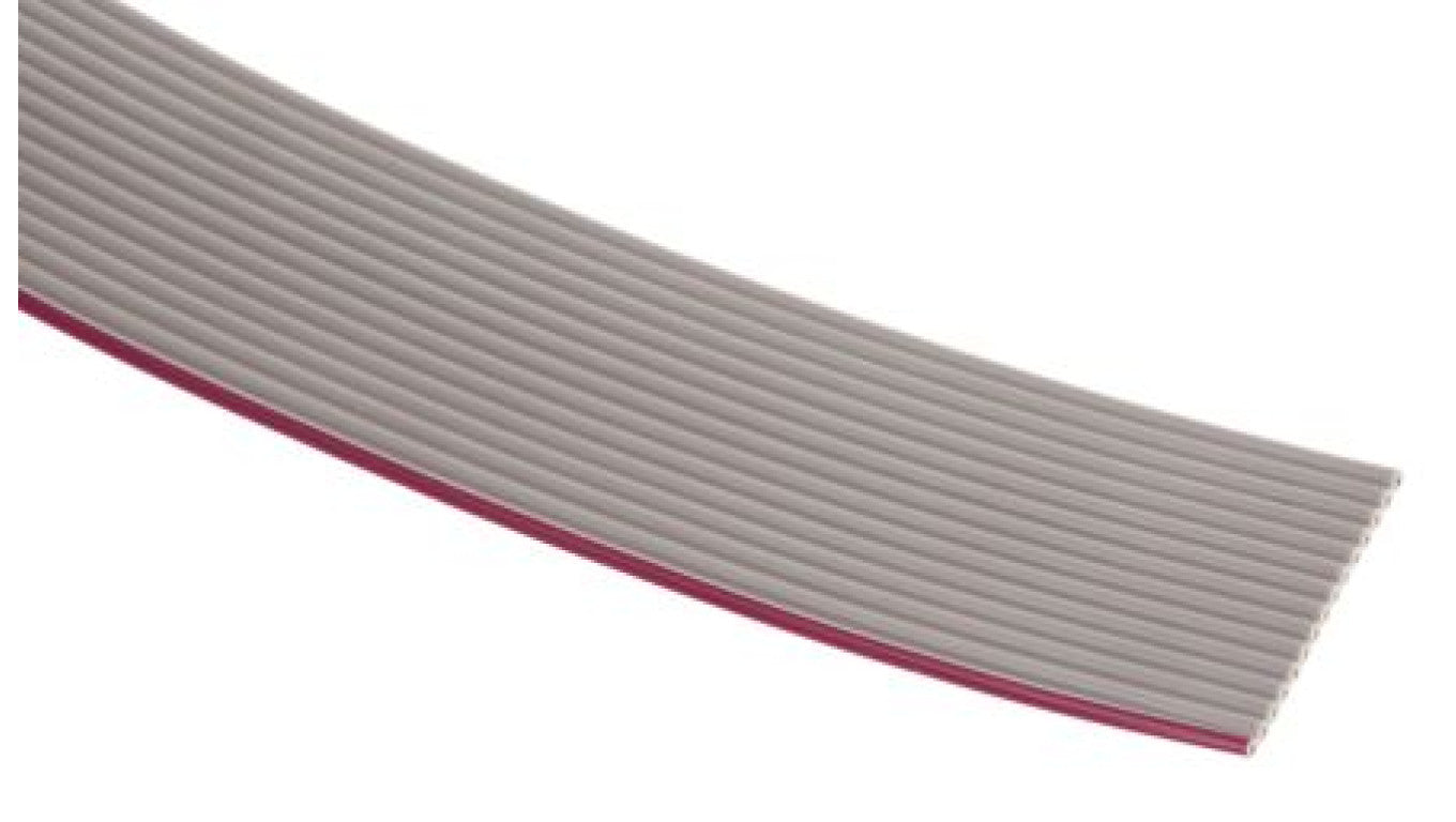 Kabel taśmowy Nieekranowany, AWG: 28, 15-żyłowy, raster: 1.27mm, 30m, -20→ +105 C