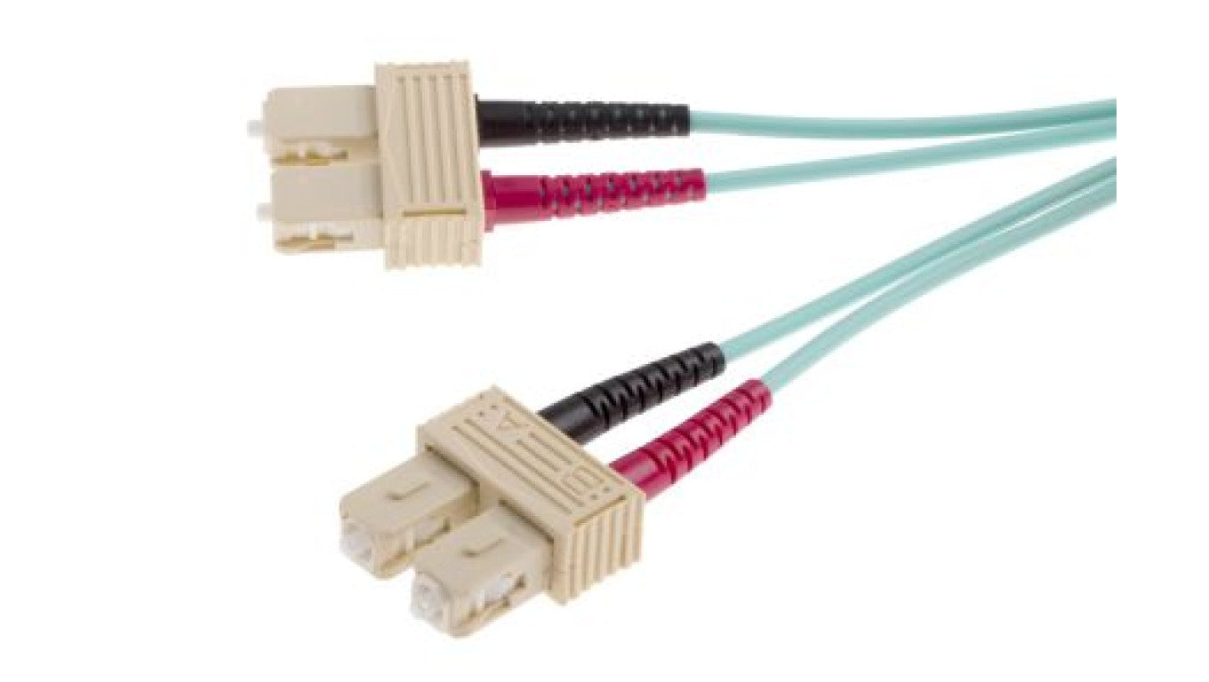 Kabel światłowodowy, średnica: 900μm, OM4 Wielomodowy, Niebieski, SC/SC