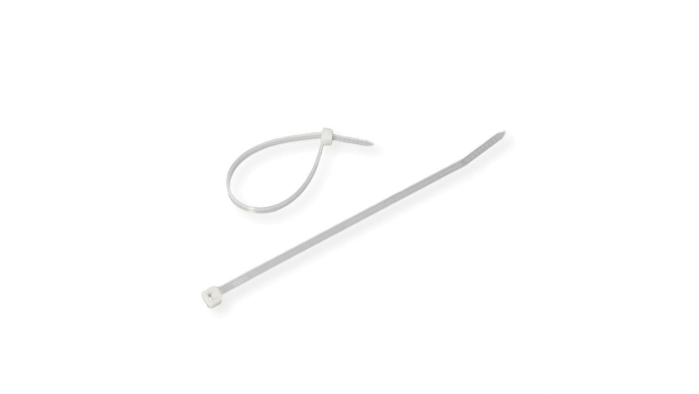 VALUE Opaski zaciskowe, 15 cm, 3,7 mm, haaks, 100 szt.