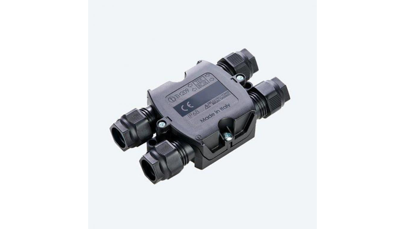 THA.209.A1A Puszka łączeniowa typ H IP68 czwórnik bez wew. terminalu D7-14mm puszka hermetyczna TEEBOX TECHNO
