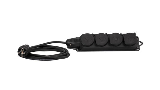 Przedłużacz listwowy gumowy 4x230V(4x2P+Z) OW (H05RR-F) 3x1,5-20m