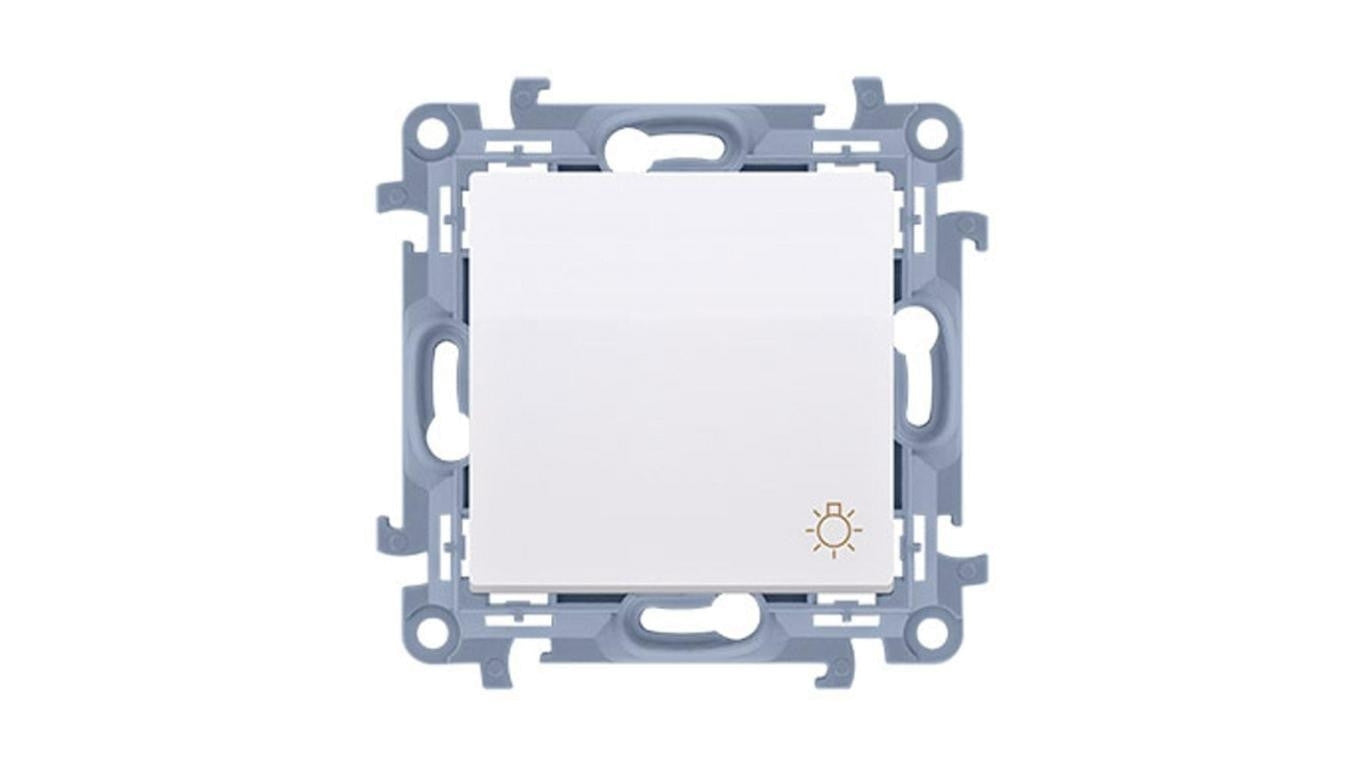 SIMON 10 Wyłącznik łącznik zwierny światło do ramki biały CS1.01/11