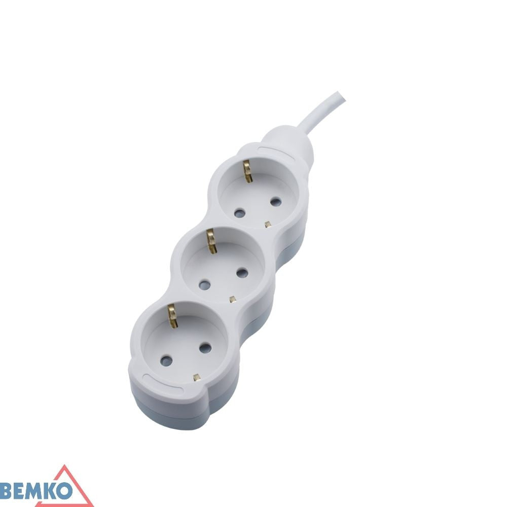 Przedłużacz na SCHUKO 3X 2P+Z 1.5MM X 1.5M