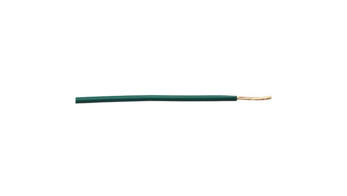 Przewód samochodowy, dł. 30m, 2 mm² CSA, kolor: Zielony, 600 V, -40 → +100C, RS PRO Odporność na ogień