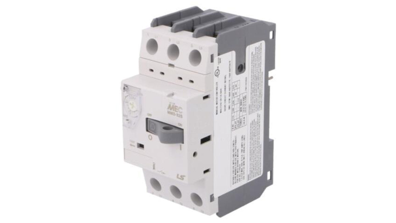 Wyłącznik silnikowy, 0,55kW, 220÷690VAC, na szynę DIN, Szczeloność: IP20 MMS-32S 1,6A