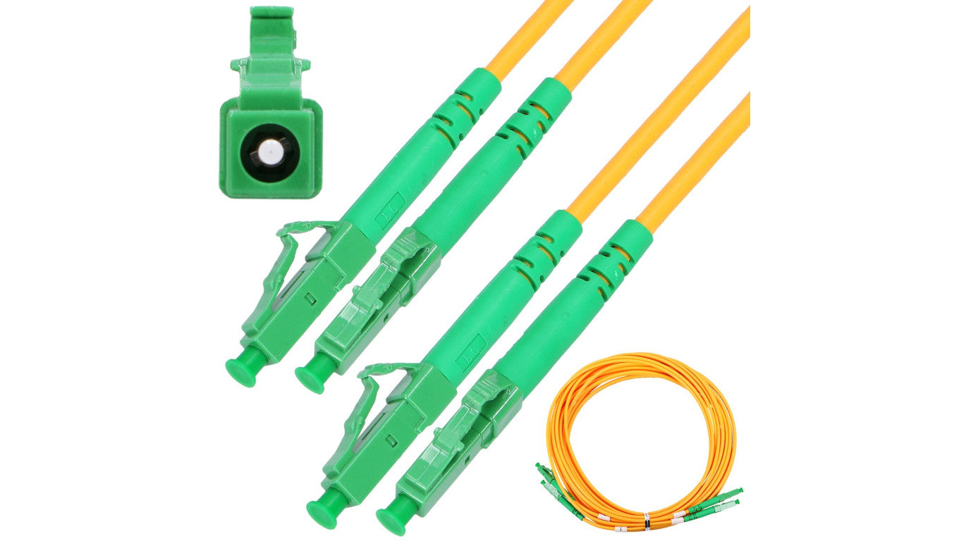 Patchcord Jednomodowy, Duplex, 9/125um, G657A, 2m Extralink LC/APC-LC/APC