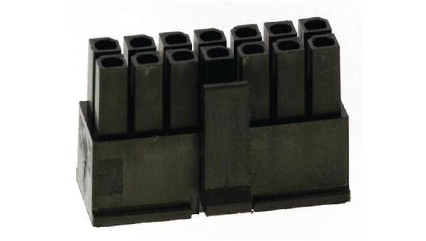 Obudowa złącza dwurzędowa Micro-Fit 3.0 43025, gniazdo, 14 torów