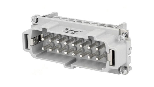 Złącze HDC wkładka stykowa męskie 16A 500V -PIN 16 16+PE C14610A0161021