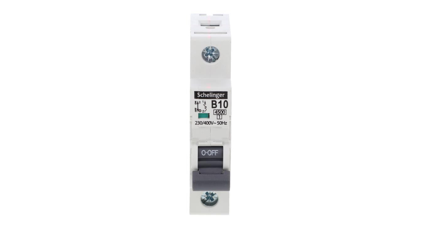 Wyłącznik nadprądowy 1P B 10A 4,5kA AC SCHELINGER A02-G7-1P-B10