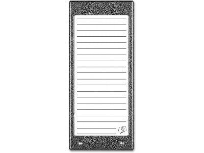 ACO CDN-17NACC GR Podświetlany panel listy lokatorów (ok. 17 wpisów)