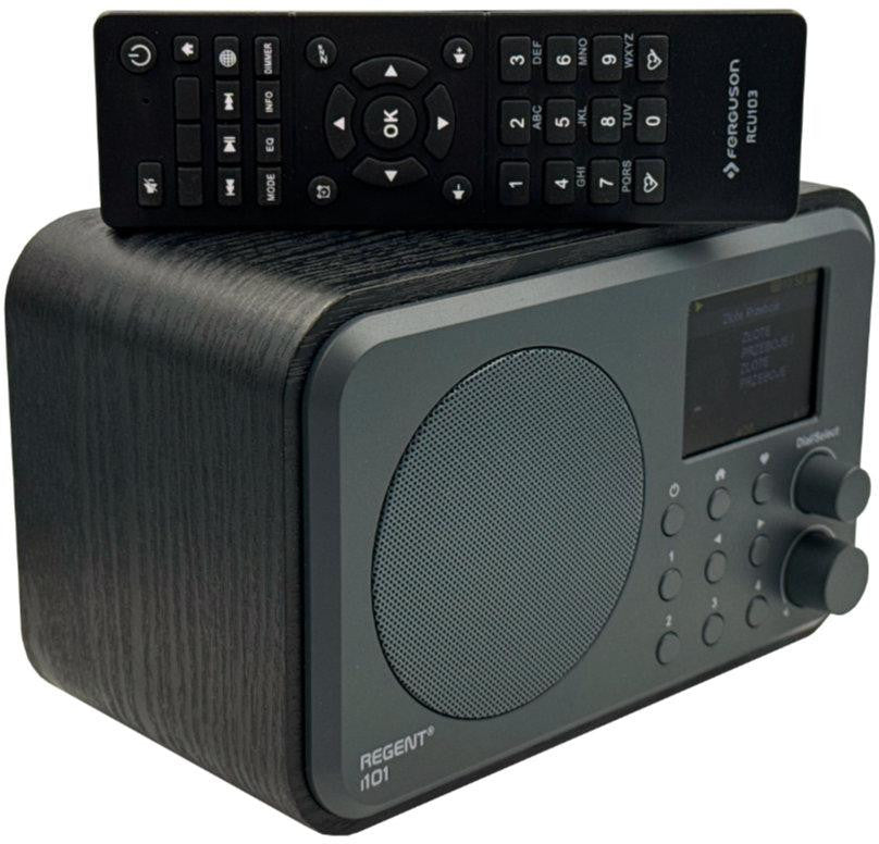 Radio internetowe Ferguson Regent i101 | DAB+ | FM RDS / Akumulator 2000 mAh (Czarne)