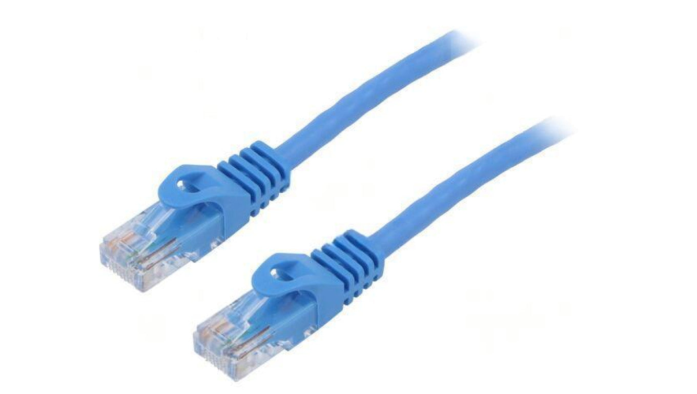Patch cord U/UTP Cat: 6 RJ45 wtyk z obu stron linka CCA 15m PCU6-10CC-1500-B