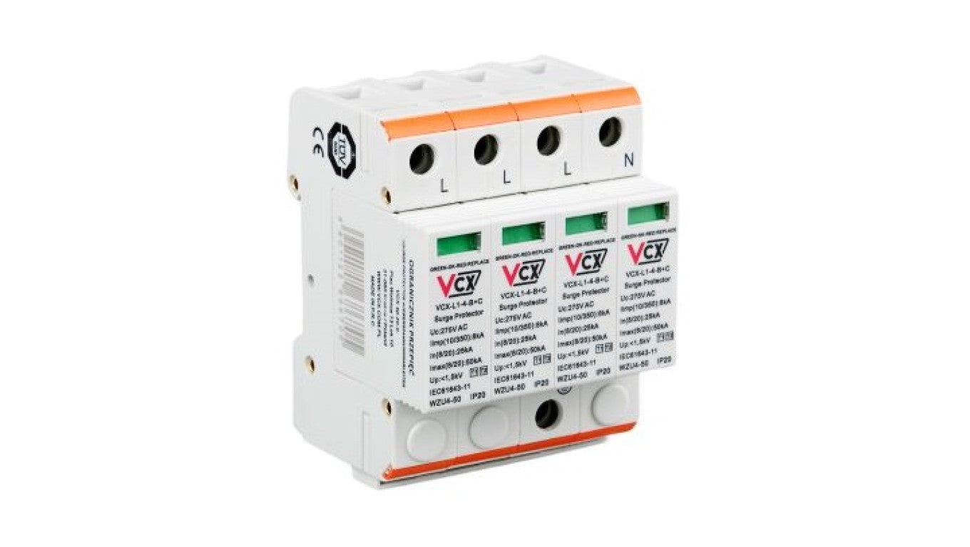 Ogranicznik przepięć Typ T1+T2 4P 8kA 1,5kV 275V