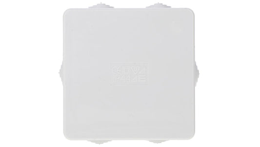 Puszka n/t hermetyczna PI z dławikami, pokrywa na zatrzask IP44 80x80 31.180