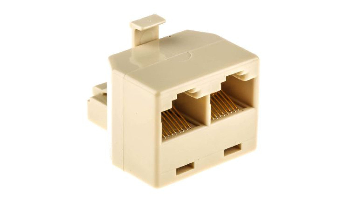 Adapter do złączy RJ, 2 portów RJ45