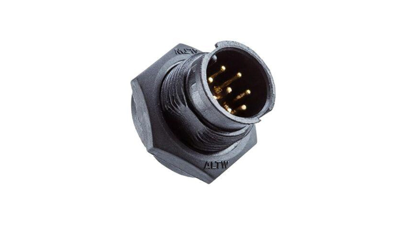 Złącze okrągłe, męskie, PIN:10, gniazdo, bagnetowe BU-10PMMP-LC7001