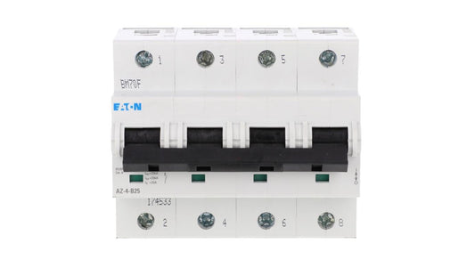 Wyłącznik nadprądowy 4P B 25A 25kA AC AZ-4-B25 174533
