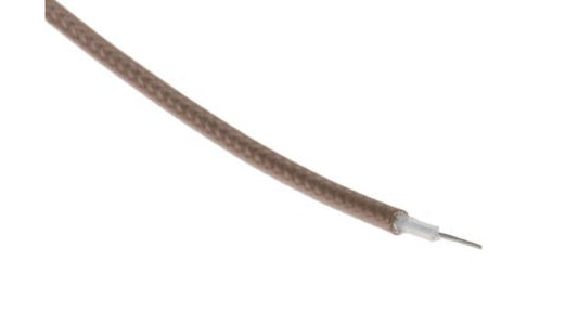 Kabel koncentryczny, RG316, FEP, Brązowy Bez zakończenia Bez zakończenia, RS PRO Bez zakończenia