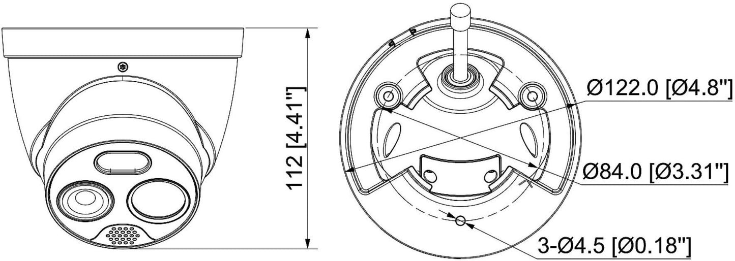 KAMERA TERMOWIZYJNA DAHUA TPC-DF1241-B3F4-S2