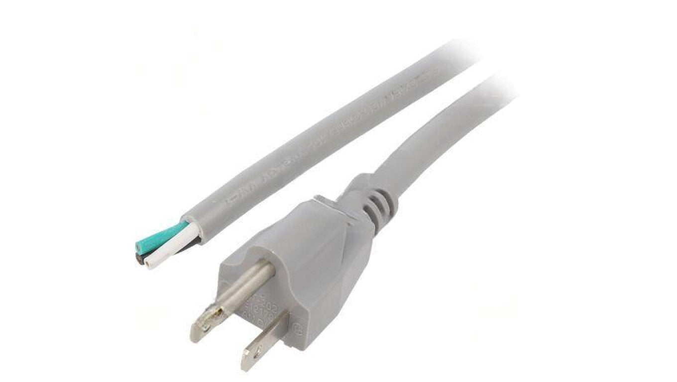 Kabel: 3x16AWG, NEMA 5-15 (B) wtyk, 3m, 13A LT202 3X16AWG 105E.C 3M GRY