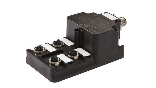 Moduł logiczny 42x122x60mm AND 4-krotny 10-30V złącze M12 żeńskie 4-PINowe złącze M12 męskie 4-PINowe IP67 VL600104