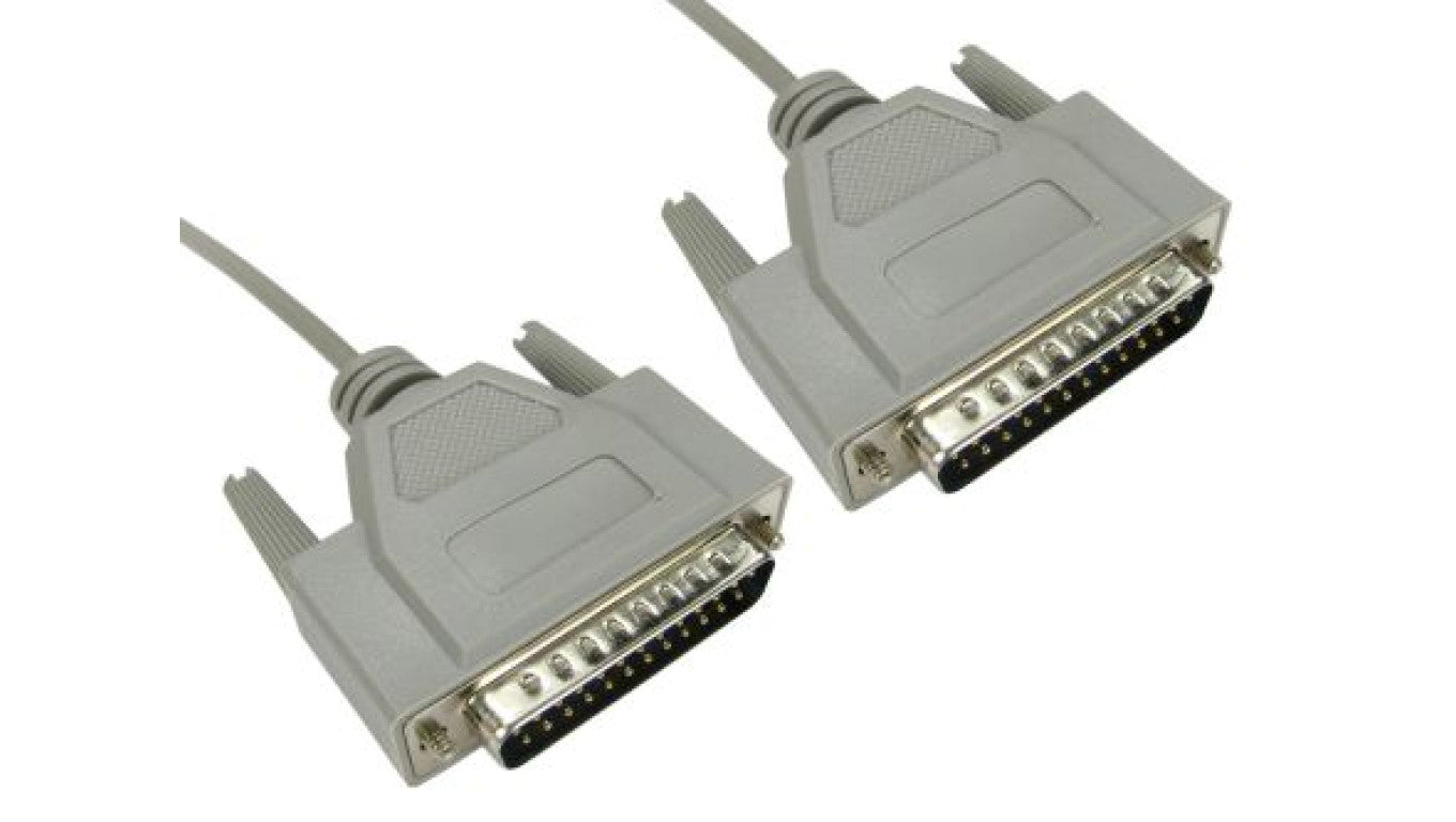 Kabel szeregowy, długość 2m, złącze A: Przewód D25-stykowy męski, złącze B: Przewód D25-stykowy męski