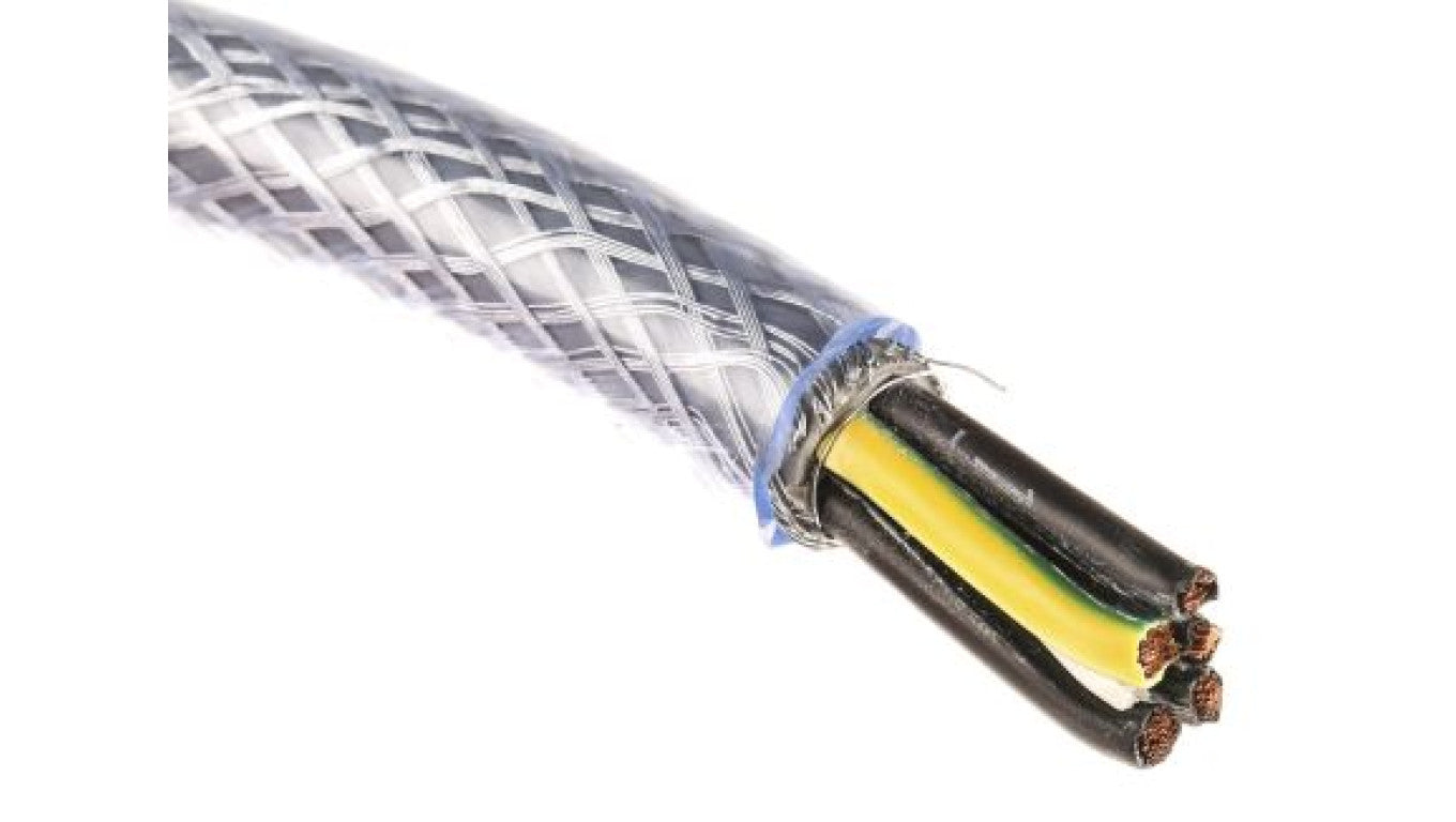 Kabel sterowniczy SY 5 rdzeniowy , Ekranowany, izolacja Polichlorek winylu PVC, D 14.1mm , 50m
