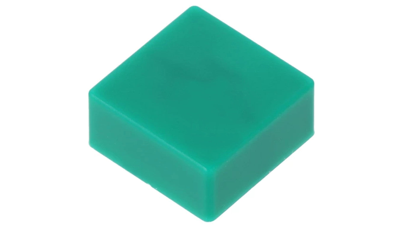 Klawisz wciskany 5,5mm -25÷70C kwadratowy zielony B321350 B32-1350