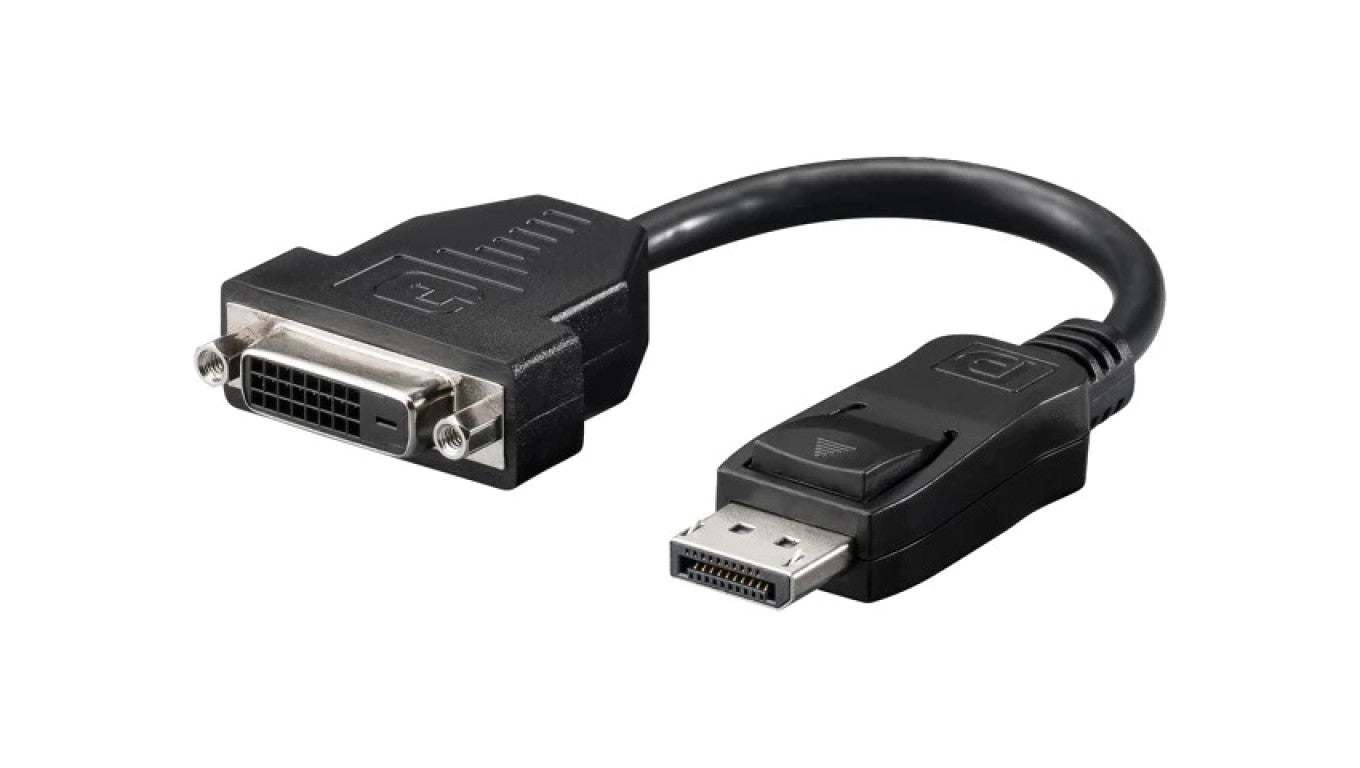 Adapter DisplayPort wtyk, DVI-D (24+1) gniazdo 0,2m czarny 69873