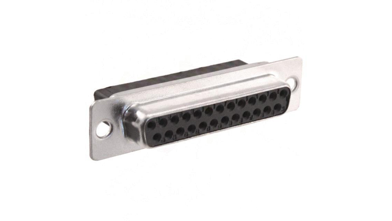 D-Sub PIN: 25 wtyk żeńskie Wersja: bez styków 09670254701