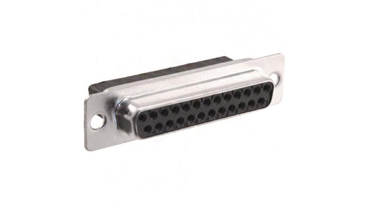D-Sub PIN: 25 wtyk żeńskie Wersja: bez styków 09670254701