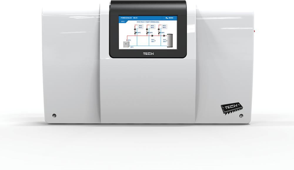 Sterownik do instalacji z OPEN THERM(obsługa 3 siłowników zaworu + solar) I-3 Plus Tech sterowniki