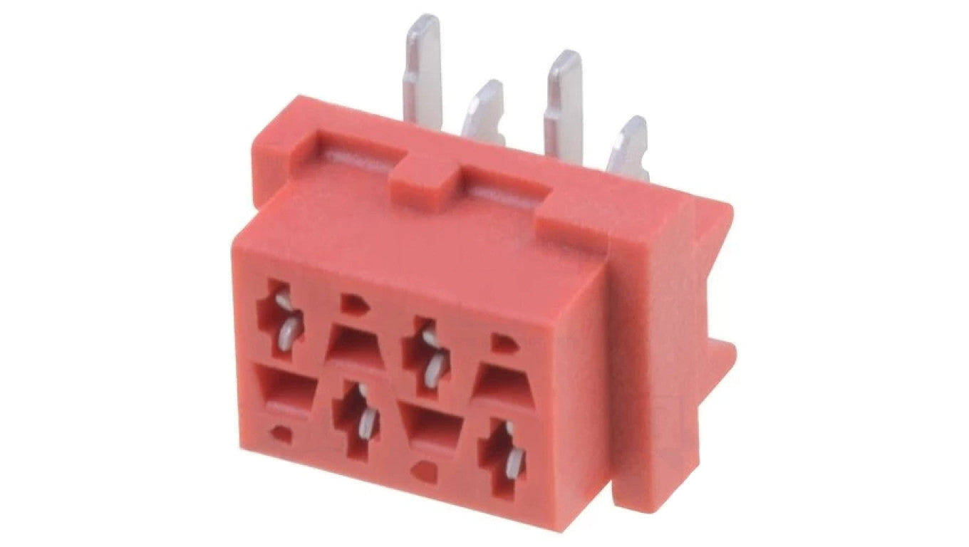 Micro-MaTch gniazdo żeńskie 4-PIN SMT na PCB Układ 2x2 7-188275-4