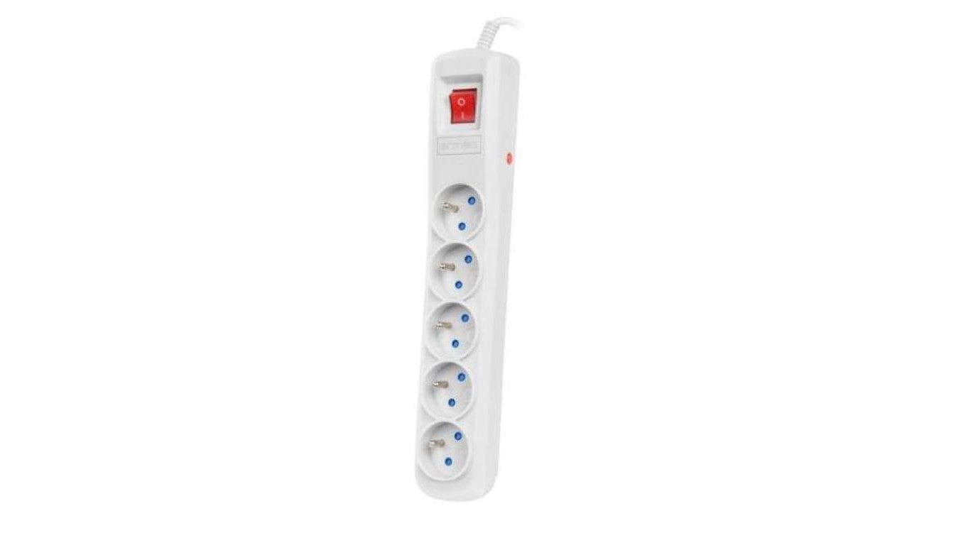 LISTWA ZASILAJĄCA ARMAC R5 5M 5X 230V PL 10A SZARA R5/50/SZ