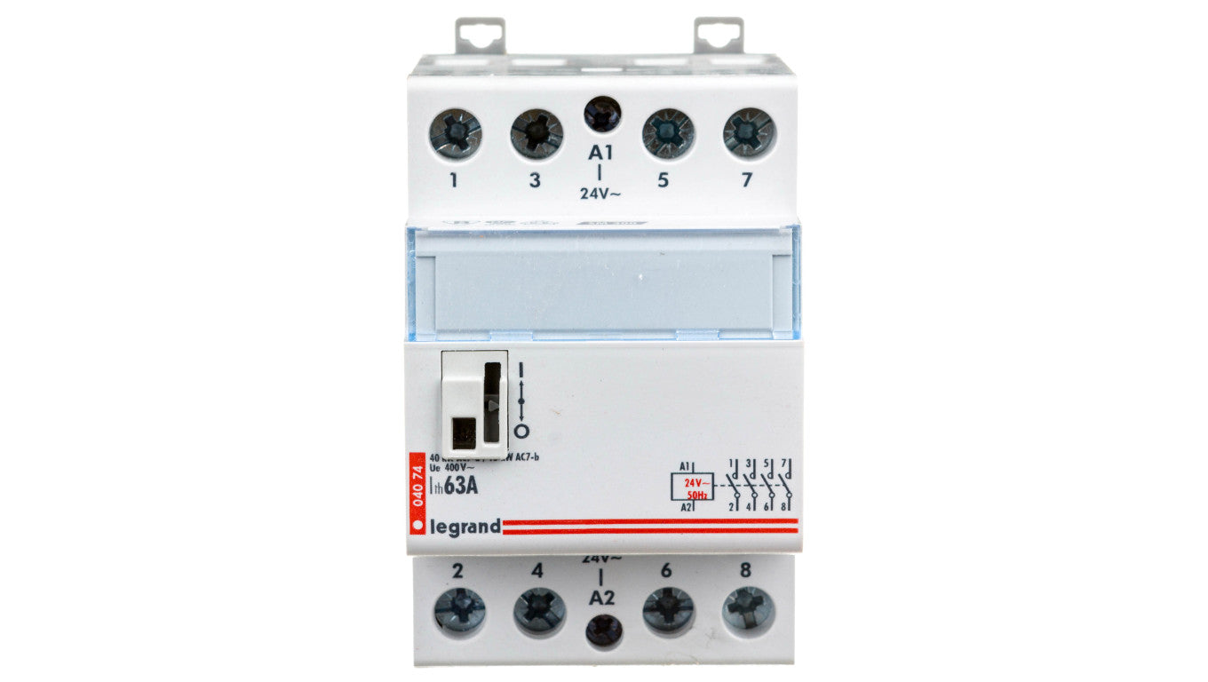 Stycznik modułowy 63A 4Z 0R 24V AC SM363 412512