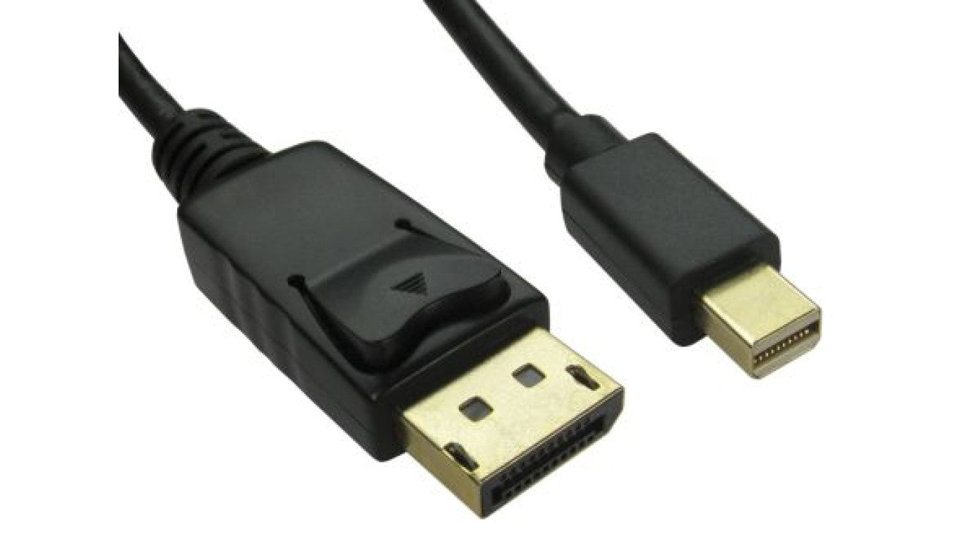 Zespół cyfrowych kabli wideo i monitorowych 2m Męskie DisplayPort to Męskie DisplayPort Czarny