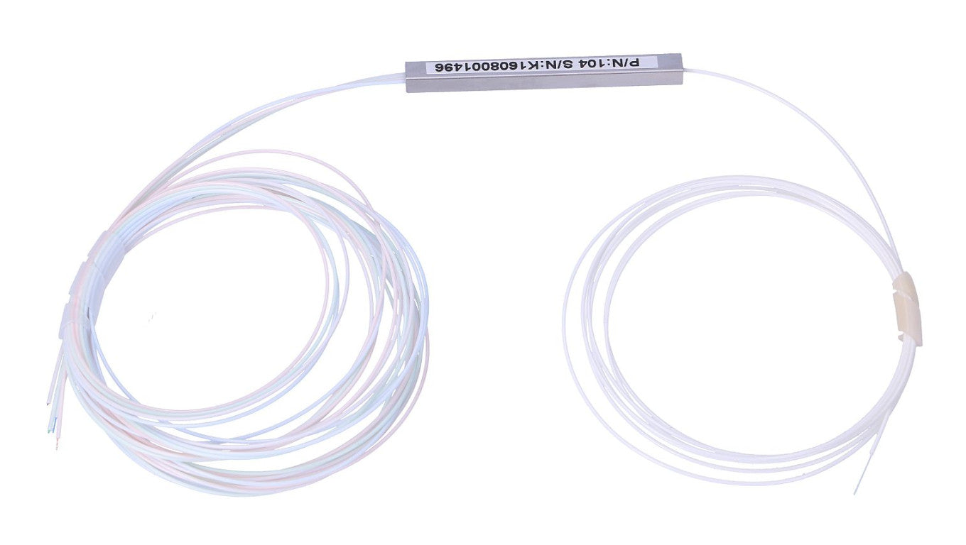 Splitter 900um, 1m, bez złącz Extralink 1:4 PLC