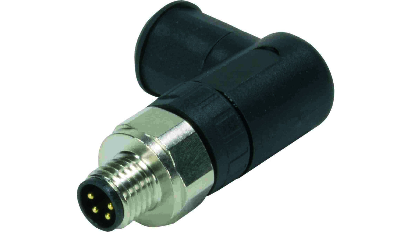 Złącze M8 męskie kątowe 3-PIN 60V 21023593301