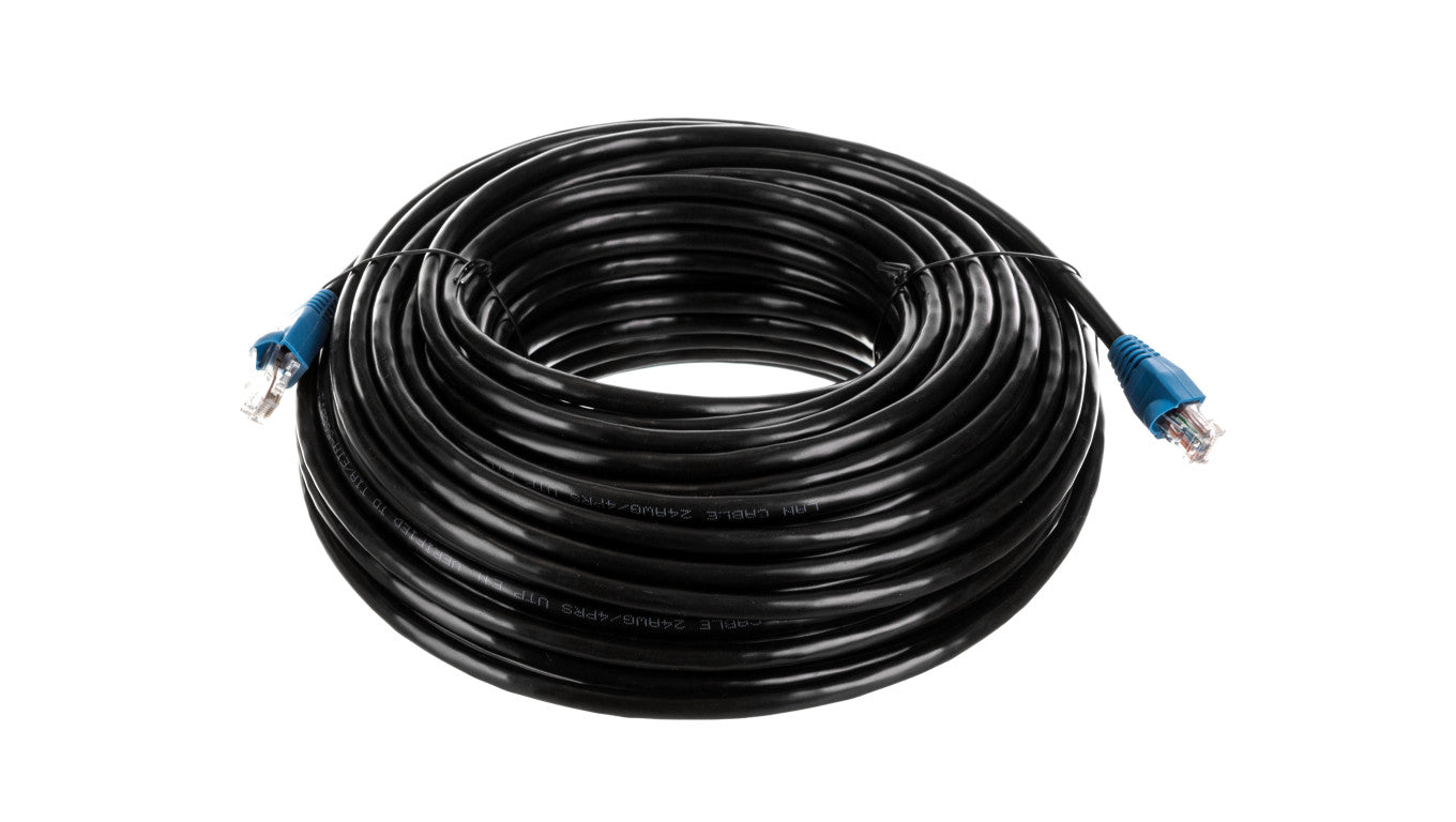Kabel krosowy outdoor patchcord U/UTP kat.6 CCA czarny 30m 94393