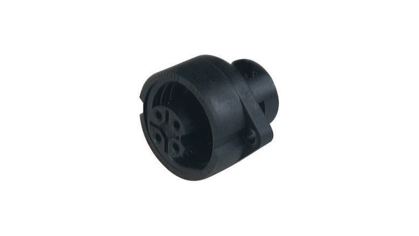 Okrągłe złącze zasilające panelowe (seria CA) żeńskie 4-PIN(3+PE) 400 VAC/230 VDC 16 A AC/10 A DC CA 3 GD blau/blue