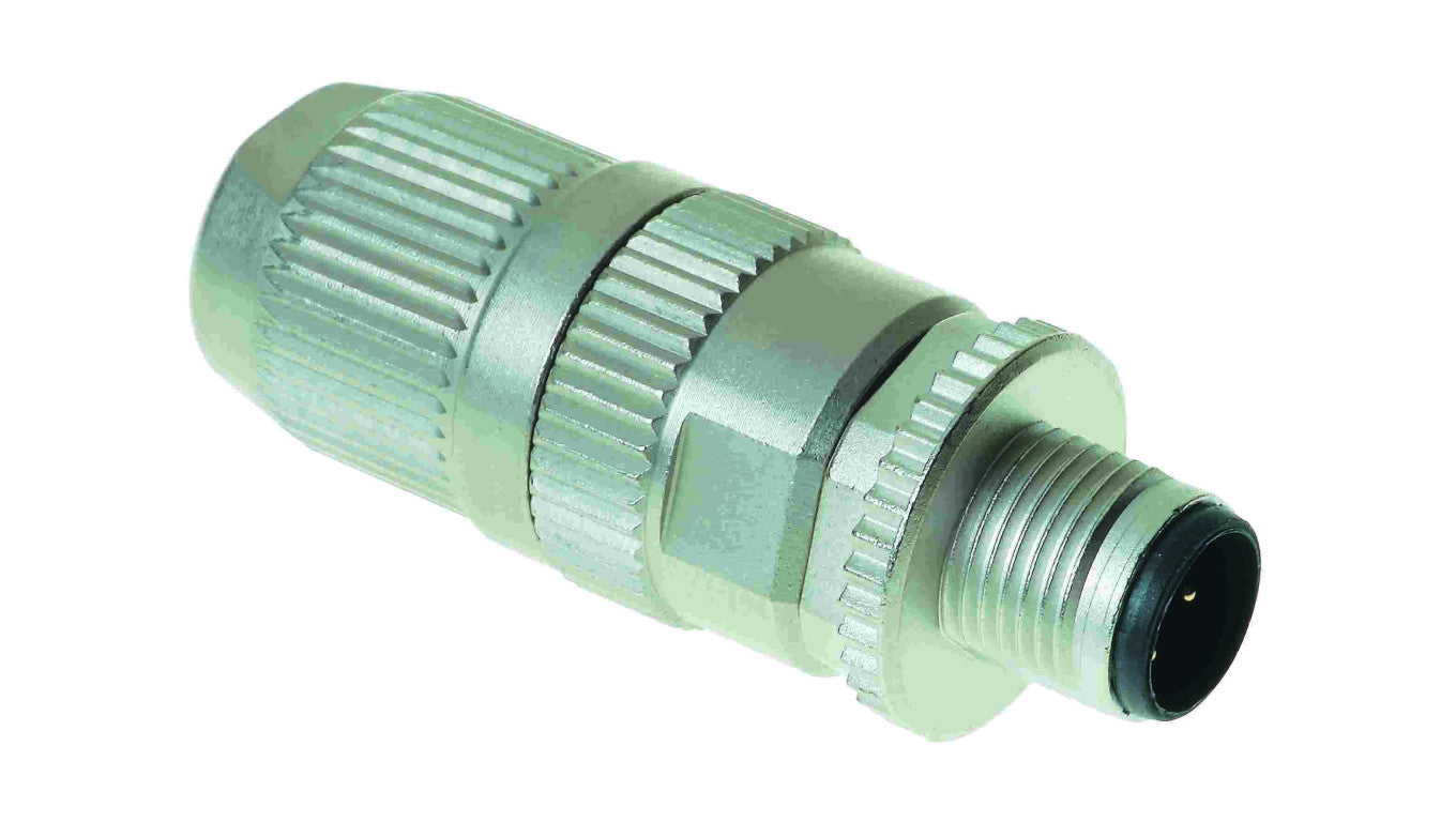 Złącze M12 męskie proste 4-PIN 50V 21032811405