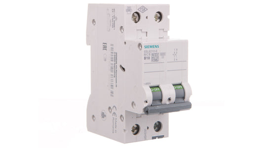 Wyłącznik nadprądowy 2P B 10A 6kA AC SENTRON 5SL6210-6