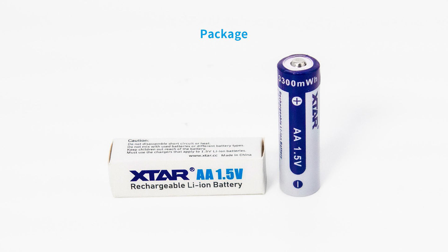 Akumulatorki R06 / AA 1,5V Xtar 2000mAh (box 4 szt.) z zabezpieczeniem