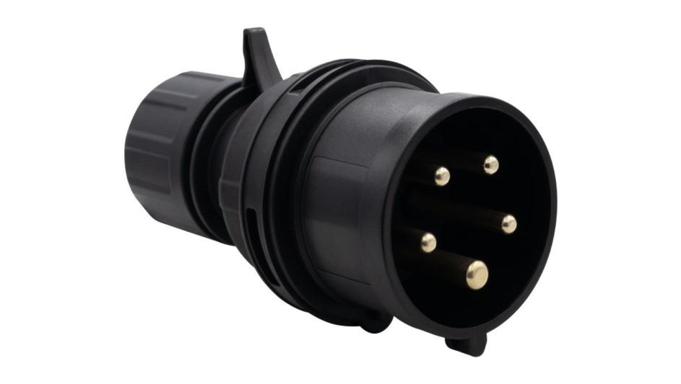 Wtyczka siłowa 16A 5p 380V-415V /FE/ IP44 czarna