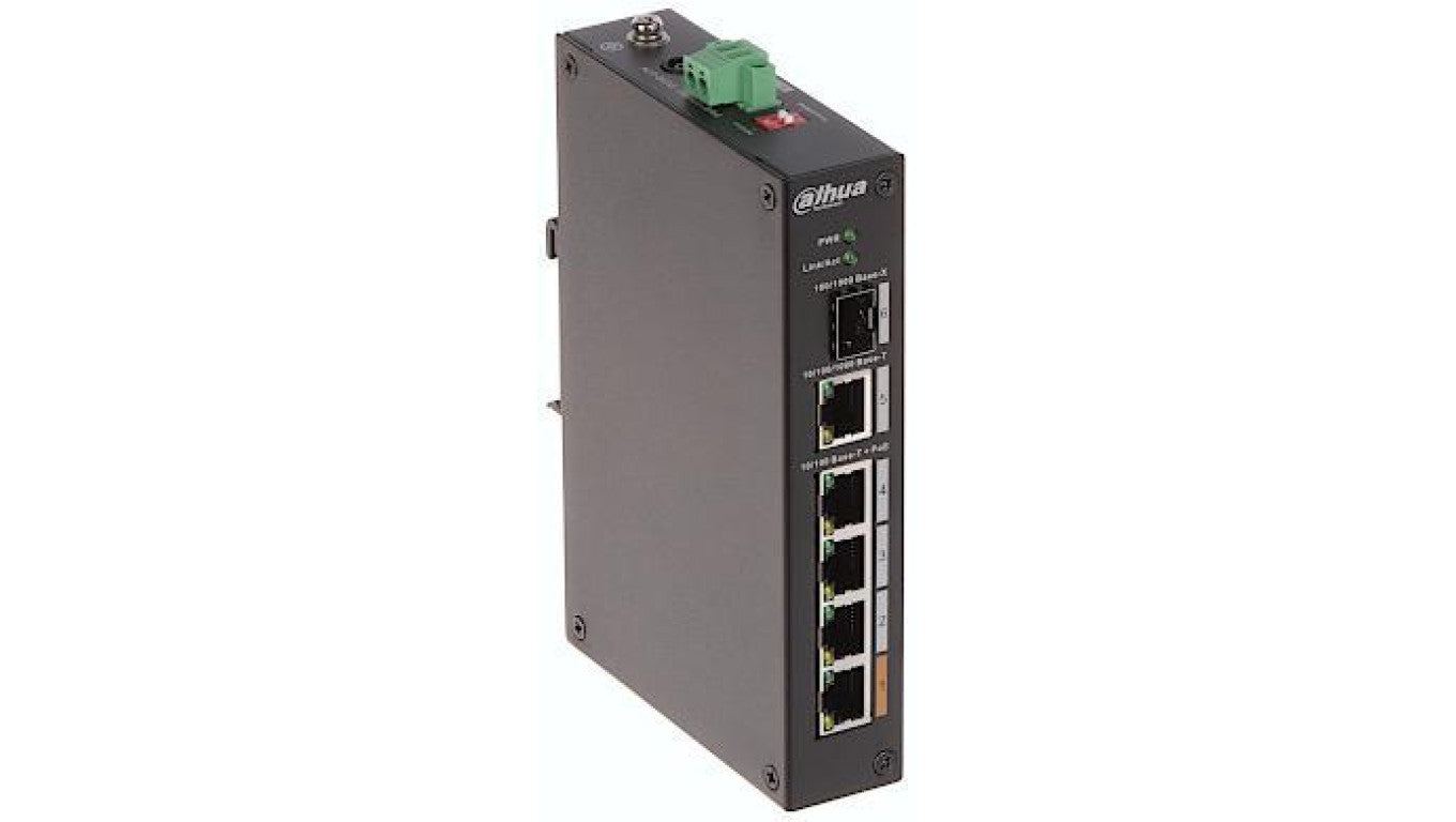 Switch PoE 6-portowy 100Mbps + SFP PFS3106-4ET-60-V2